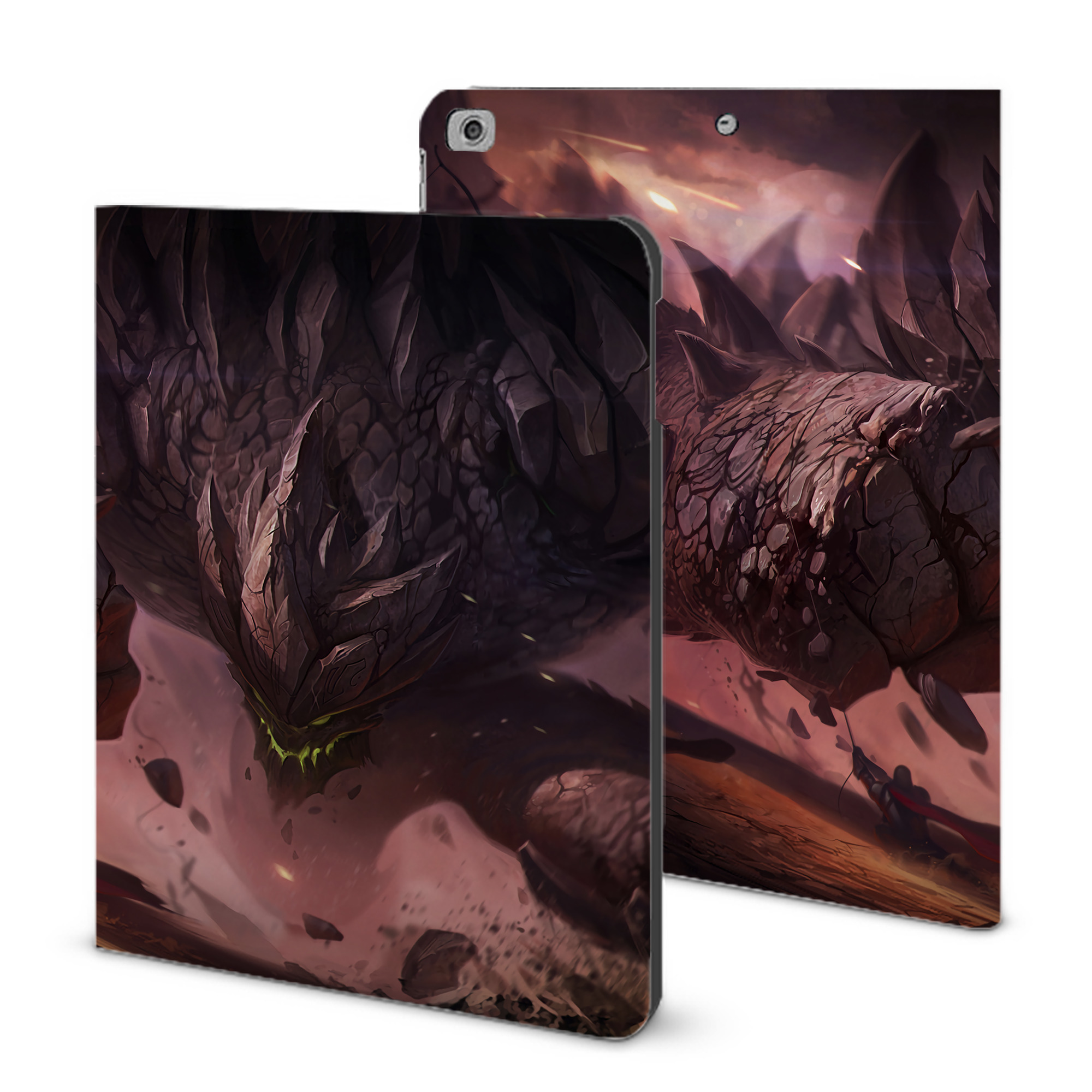 （画像用） リーグ・オブ・レジェンド League of Legends LOL IPad ケース ブック型 PUレザー TPU 耐衝撃 軽量 薄型 ペン収納なし 全面保護 IPad 各モデル対応